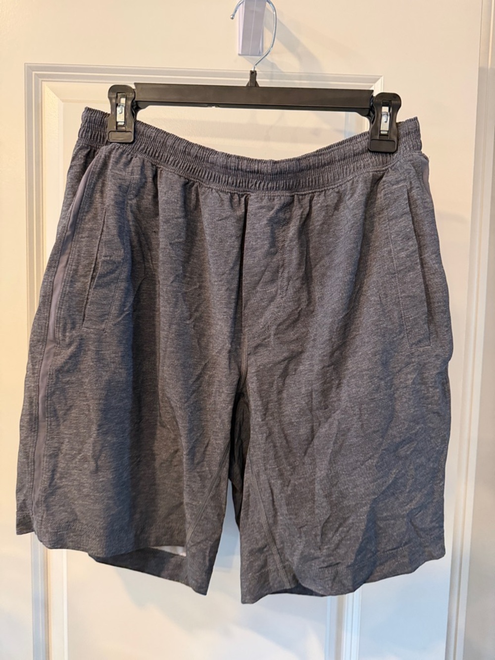 lululemon athletica Men's Heather Gray Athletic Shorts